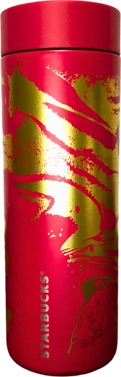 Thermos Starbucks En Acier Inoxydable - Bouteille Isotherme Verte Et Noire - Neuf