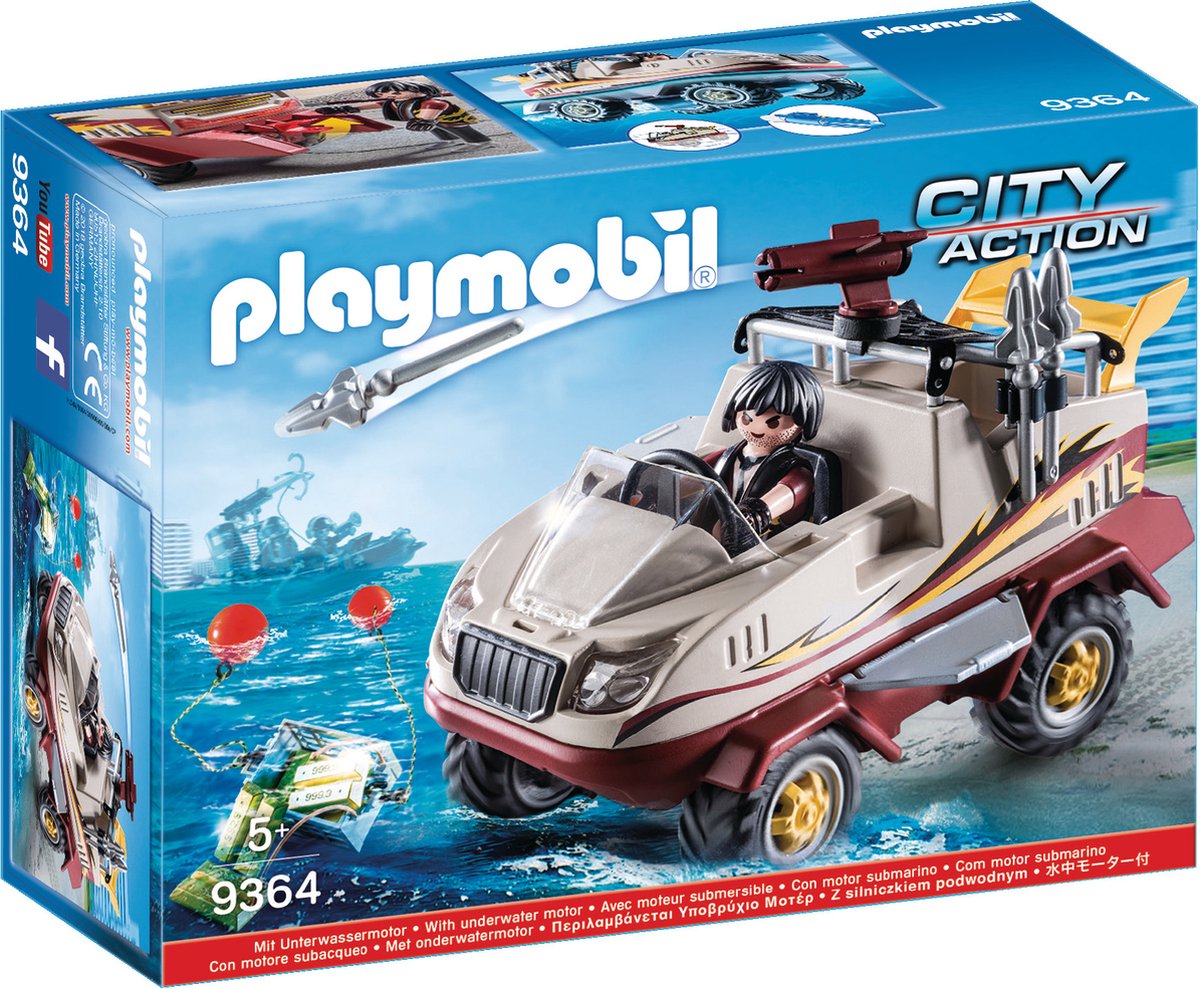 PLAYMOBIL City Action Amfibievoertuig - 9364