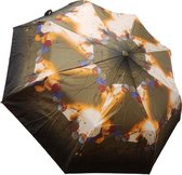 R&B Olijf Fantasie - Automatische Luxe Paraplu - Stormparaplu – Opvouwbaar & Windproof - Ø 100 cm