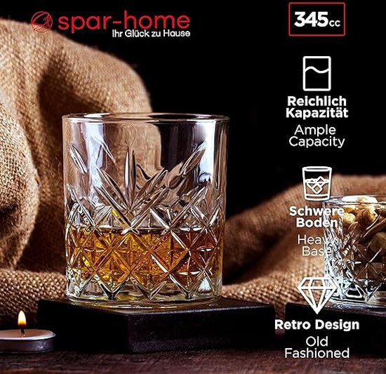 SLA Coffret Verre à Whisky Et Sous-Verre - Papa - Cadeau Parfait Pour Anniversaire Ou Fête Des Pères
