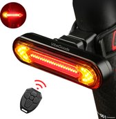 VibeGoods Richtingaanwijzer Fiets Draadloos - Knipperlicht Fiets - Achterlicht Fiets - Fietsverlichting USB Oplaadbaar