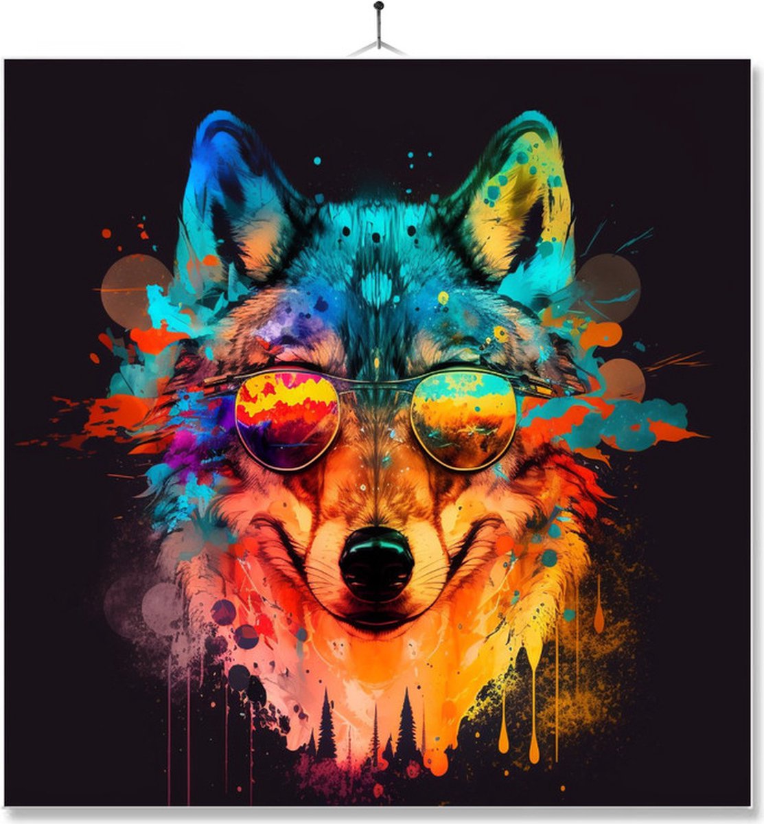 Tegel Met Opdruk | Wolf