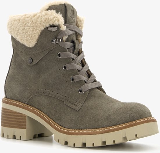 Hush Puppies suède enkellaarzen bruin