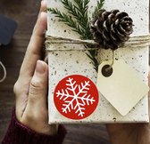 Cabantis Kerstvlokken Stickers – Kerstversiering – Kerstcadeau – Kerstmis – 36 stickers