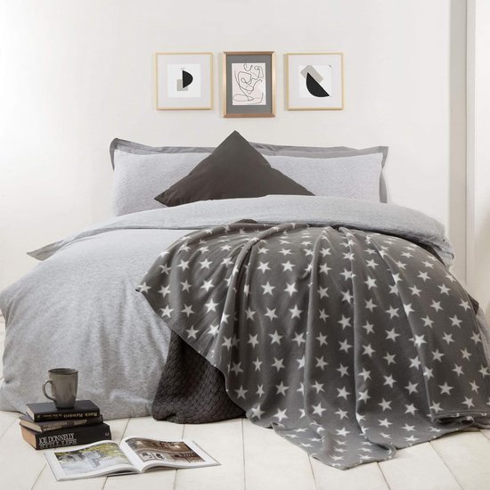 Jerry Fabrics Bluey Fleece plaid - zachte en gezellige deken