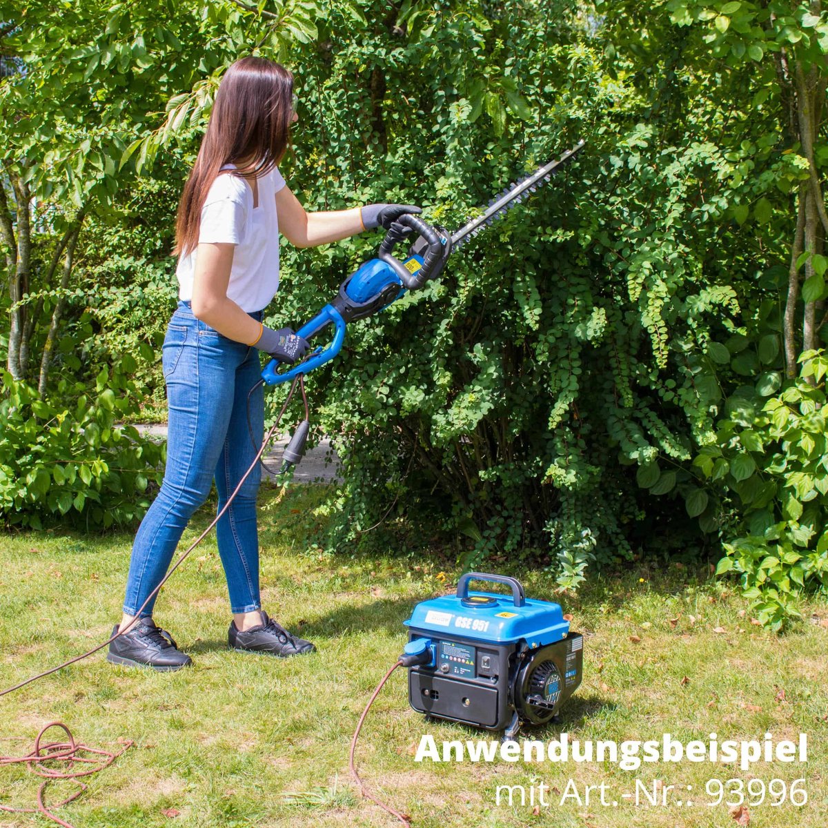 GÜDE GSE 951 2-Takt Stromerzeuger 1 kW 650 W Stromerzeuger