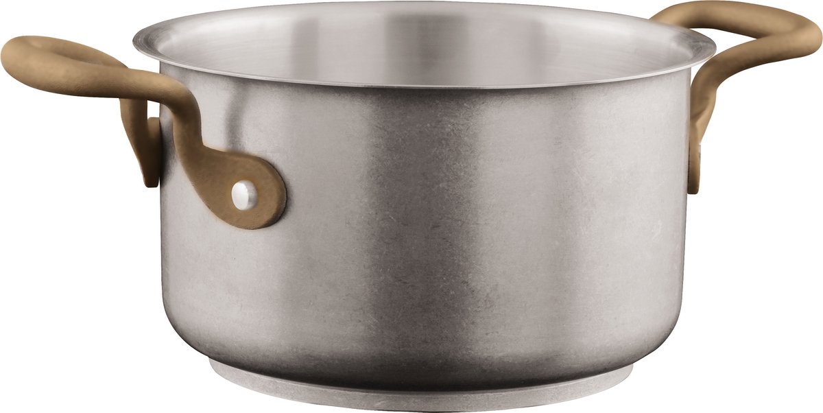 Sambonet - Sambonet Vintage Kookpan Hoog 1,9 L zonder Deksel - Roestvast Staal - Zilver