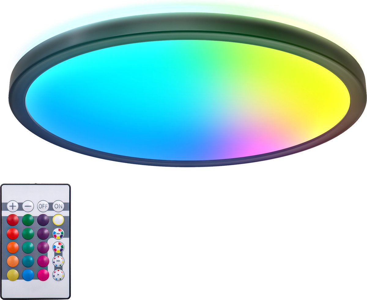Plafonnier Plafonnier LED design RGB lampe lumière du jour de