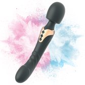 2-in-1 - Wand Vibrator - Magic Wand - Dildo Vibrator - Clitoris Stimulator - Vibrators voor Vrouwen