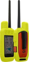 kwmobile Hoesje geschikt voor Garmin Alpha 200i - Beschermhoes voor handheld GPS - Back cover in neon geel