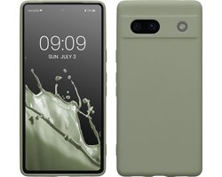 kwmobile telefoonhoesje geschikt voor Google Pixel 7a - Hoesje voor smartphone - Precisie camera uitsnede - In grijsgroen