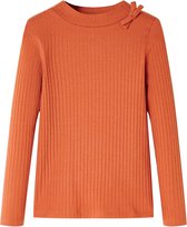 vidaXL-Kindershirt-met-lange-mouwen-104-oranjebruin