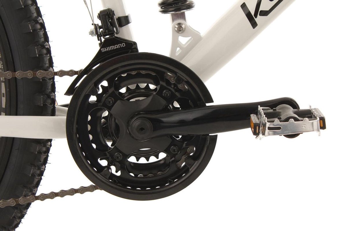 Ks Cycling Fiets 26 inch fully-mountainbike "Insomnia" met 21 versnellingen  wit - 50 cm | bol.com