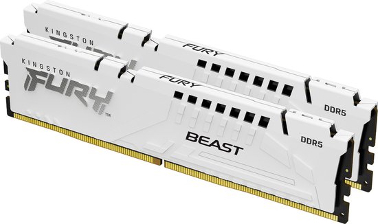 32GB 6000MT/s DDR5 CL36 DIMM (set van 2) FURY Beast White EXPO