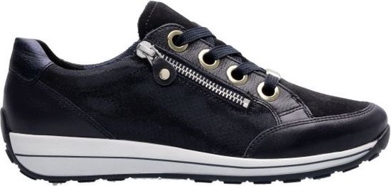 Ara sneaker art. 12-44587 22 blauw veter/rits H leest