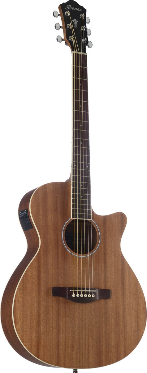 Ibanez AEG7MH-OPN Open Pore Natural elektrisch akoestische westerngitaar