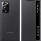 Samsung clear view cover - Voor Samsung Galaxy Note 20 Ultra - Zwart