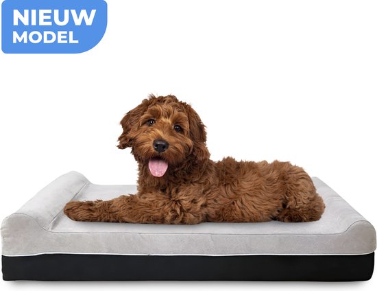 Rimlen® - Luxe Wasbaar Orthopedisch Hondenkussen - Hondenbed voor Ultiem Comfort - Maat XL: 127x91x25 - Rimlen®