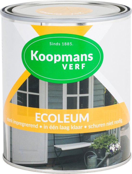 Koopmans Ecoleum - Semi-dekkend - 1 liter - Zwart