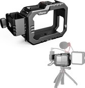 Ulanzi G9-14 Vlog Cage metaal voor GoPro 9/10/11/12 - Cold shoe en 1/4 inch schroefgaten voor videolamp of microfoon - Compatibel met Max Lens Mod - Zwart