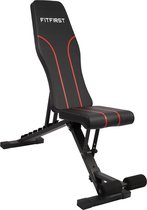 Bol.com FitFirst® Fitnessbank - Halterbank - Fitness Bank - Trainingsbank - Instelbaar en inklapbaar - Max 300KG gebruikersgewic... aanbieding