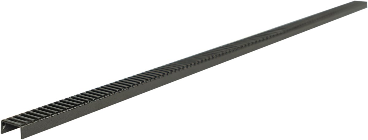 Airace Gleufluchtventilatie - Buitenrooster - zwart ral 9005 - Type UG-442-Z-1