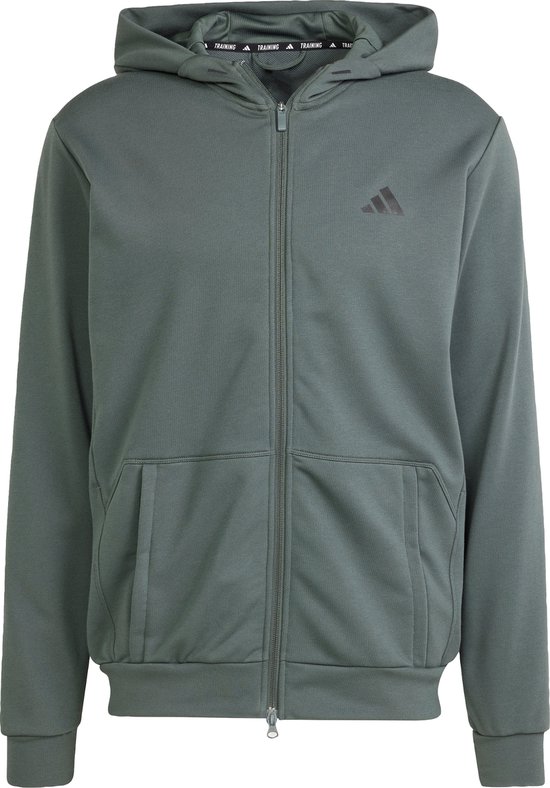 adidas Performance Pump Workout Hoodie - Heren - Grijs- 2XL