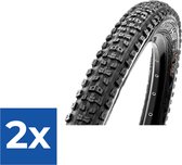 Maxxis Aggressor Pneu souple 29x2,50 EXO TR - noir Taille du pneu 63-622 | 29x2-50 - Pack économique 2 pièces