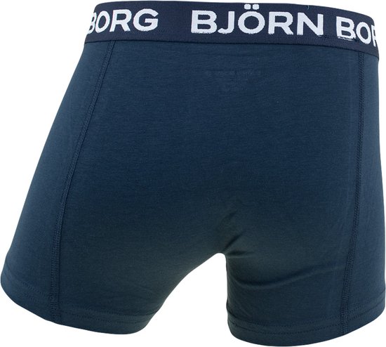 Björn Borg jongens cotton stretch 5P boxers basic brush blauw - 170/176 - Björn Borg