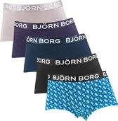 Björn Borg meisjes cotton stretch 5P mini boxershorts pied-de-poule multi - 122/128