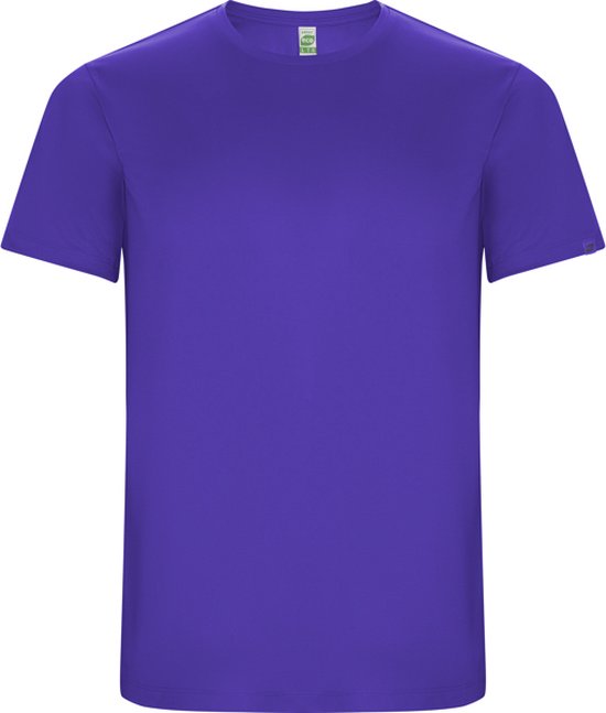 Chemise de sport violette unisexe ECO CONTROL DRY manches courtes 'Imola' marque Roly taille 3XL