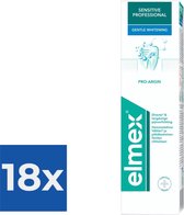 Elmex Tandpasta Sensitive Professional Gentle Whitening 75 ml - Voordeelverpakking 18 stuks