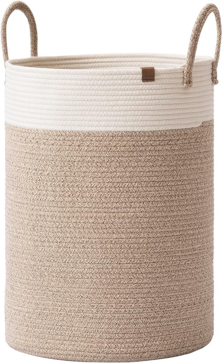 Panier De Rangement En Corde De Coton Avec Couvercle - 23x15x10 Cm - Pour Jouets, Bijoux, Cosmétiques, Chambre D'enfant