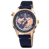 Aviator - Dames Horloge F-Series AVW8660L05 - Blauw/Rosegoud - Ø 37mm
