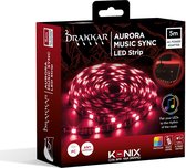 Drakkar - Aurora Music Sync Led Strip - 5M - afstandsbediening - 16 kleuren - instelbaar