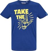 Fortnite T-shirt met korte mouw - blauw - Maat XL