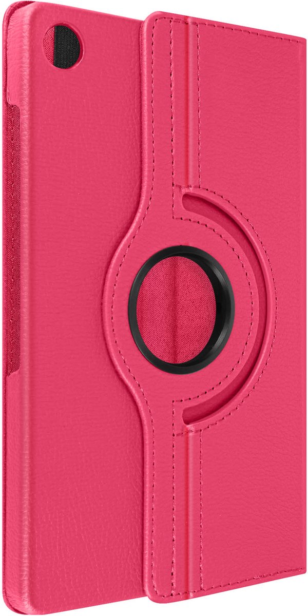 Avizar Foliohoes Geschikt voor Samsung Galaxy Tab A9 Plus 360° draaibare steun, Roze