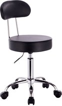 Rootz Ergonomische Draaikruk - Comfortabele Bureaustoel - Verstelbare Bureaustoel - Zwart - 47-59 cm Hoogte
