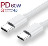 USB-C - USB-C kabel 1M - Geschikt voor Samsung, Huawei, OnePlus, Oppo, Motorola en meer