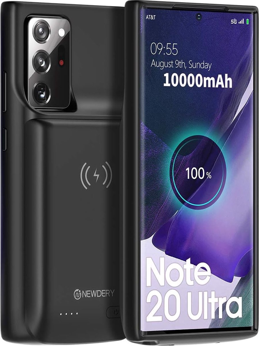 NEWDERY - Galaxy Note 20 Ultra - Batterijhoesje - 10000mAh Capaciteit