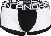 Andrew Christian SHOW-IT® Sports Mesh Boxer Black/White - MAAT XL - Heren Ondergoed - Boxershort voor Man - Mannen Boxershort