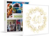Bongo Bon - ROBIJNEN JUBILEUM: 40 JAAR GETROUWD! - Cadeaukaart cadeau voor man of vrouw