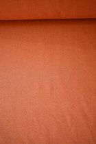 French terry uni oranje 1 meter - modestoffen voor naaien - stoffen