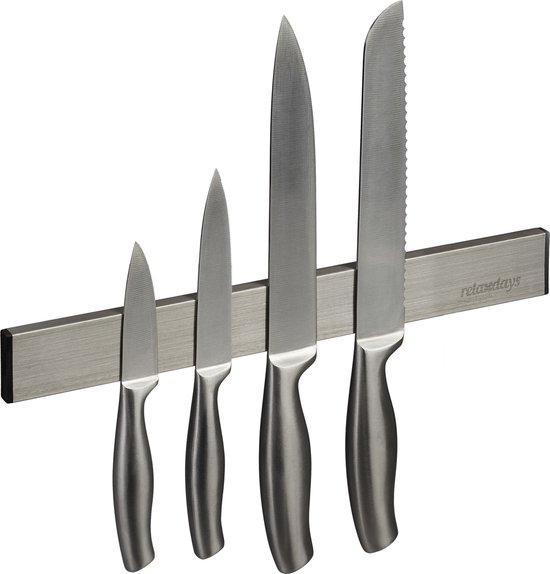 Porte couteau magnétique Range couteaux magnétique aimanté Longueur 33 cm