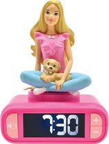 Réveil numérique avec veilleuse éclairée, Barbie 3D et effets sonores