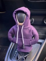 Ilso auto versnellingspook hoodie, paars, pookknop, stofkap, decoratie