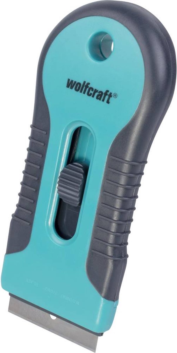 wolfcraft - Glasschraper - Stickerverwijderaar - Kookplaat schraper - Verfkrabber - Kunststof krabber - Sticker Auto - 4101000