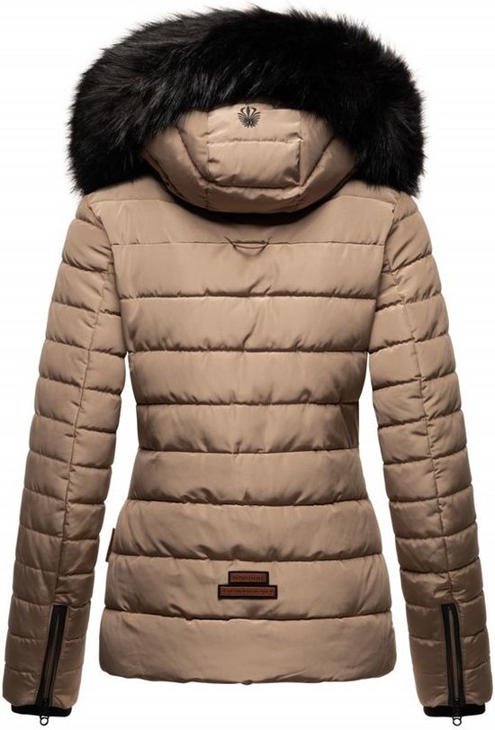 Navahoo Fahmiyaa Warme winterparka voor dames met afneembare capuchon