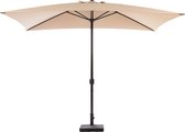 MaxxGarden Parasol - tuin en balkon parasol - opdraaisysteem - 150x250 cm - Creme