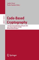 Lecture Notes in Computer Science 14311 - Code-Based Cryptography